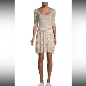 NWT $947 Missoni Striped Skater Dress Size IT 40 US 9